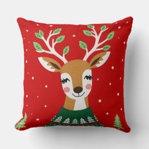 Dashing Deer Cushion