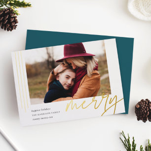 Dashing Script   Merry   Horizontal Photo