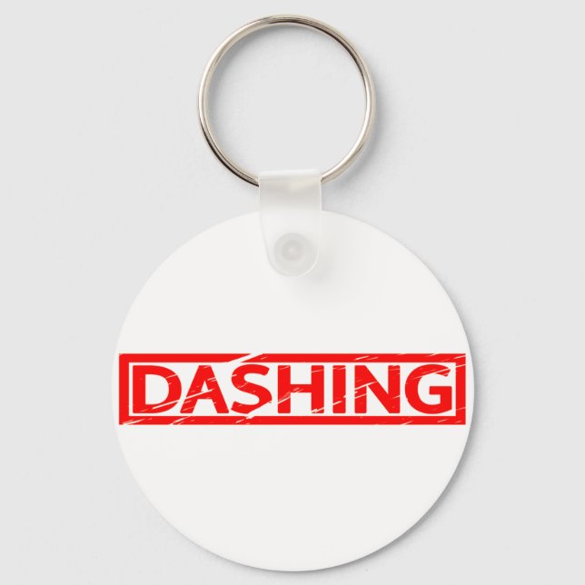 Dashing Stamp Key Ring (Front)