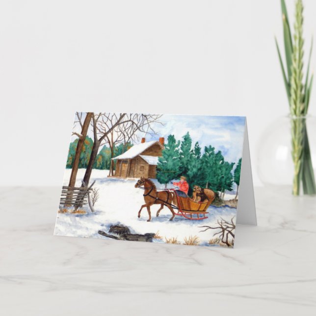 Dashing the Fab 2 Christmas Card (Front)