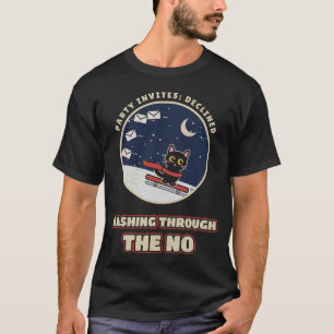 Dashing Through the No Introvert Christmas T-Shirt