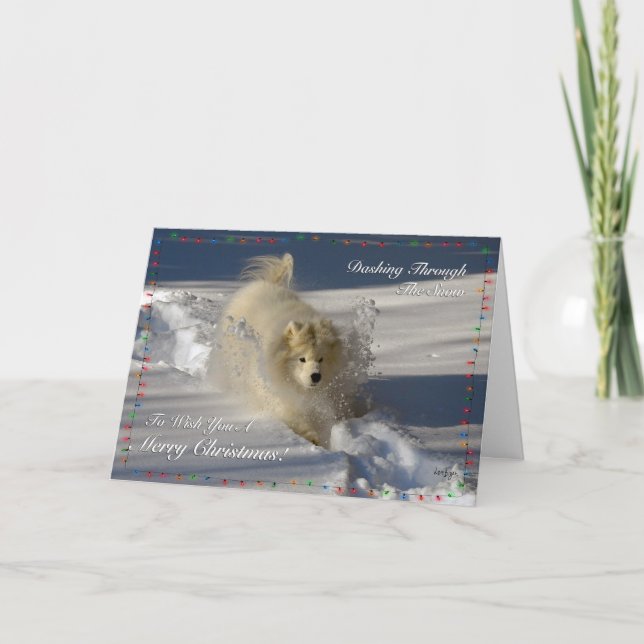 Dashing Through The Snow - Christmas Card (Front)