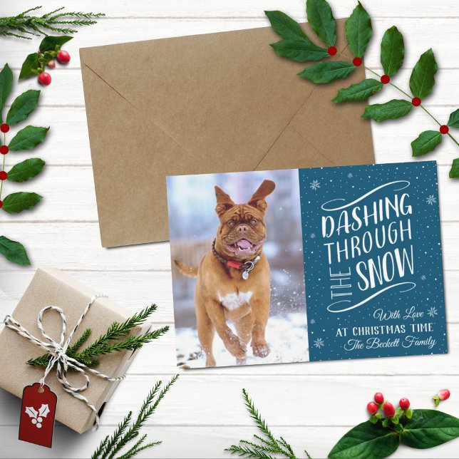 Dashing Through the Snow | Holiday Photo Card (Creator Uploaded)