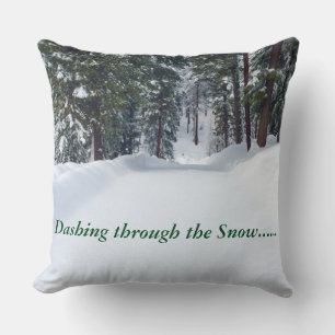 Dashing through the Snow Pillow
