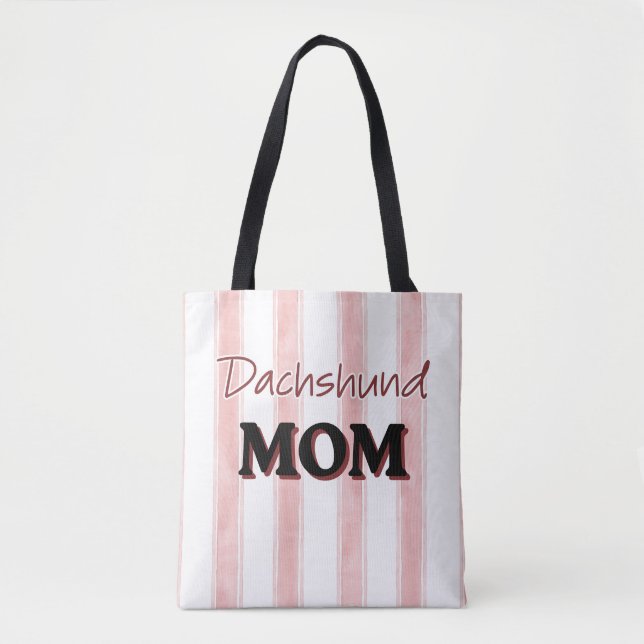 Dashshund MOM Tote Bag (Front)