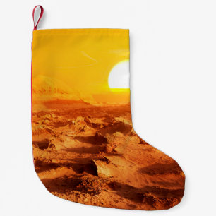 Dasht-e Lut deser - the hottest place on Earth. Su Small Christmas Stocking