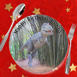 Daspletosaur - Dinosaur Birthday Paper Plates