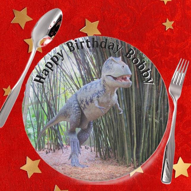 Daspletosaur - Dinosaur Birthday Paper Plates (Creator Uploaded)