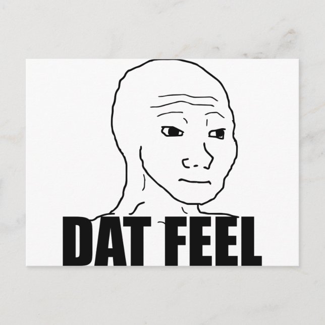 Dat Feel Postcard (Front)