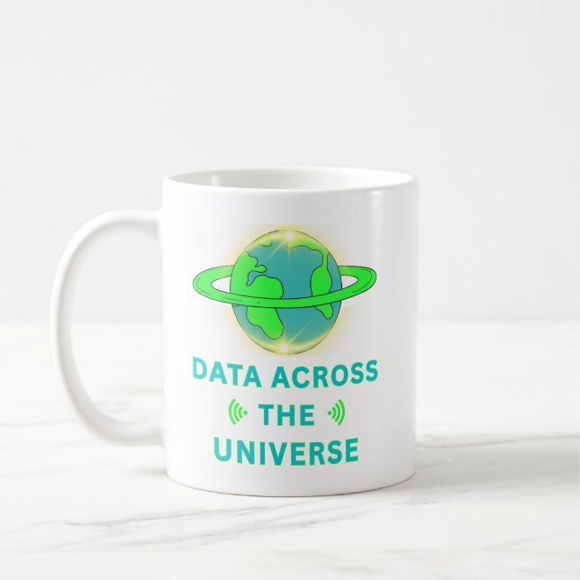 Data Across The Universe Coffee Mug (Left)