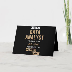 Data Analyst Card
