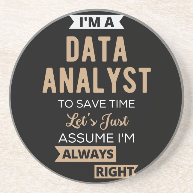 Data Analyst Coaster (Front)