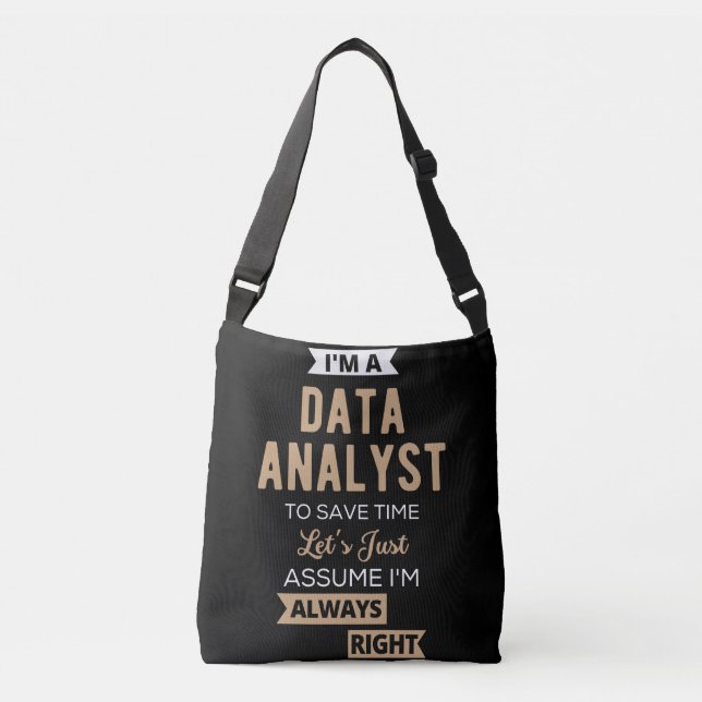 Data Analyst Crossbody Bag (Front)
