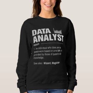 Data Analyst Define Eat Sleep Analyse Data Repeat Sweatshirt