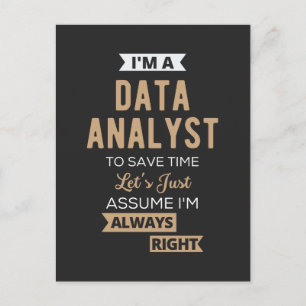 Data Analyst Holiday Postcard