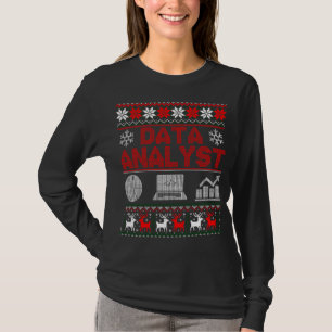 Data Analyst Off Shoulder Christmas Ugly Sweater