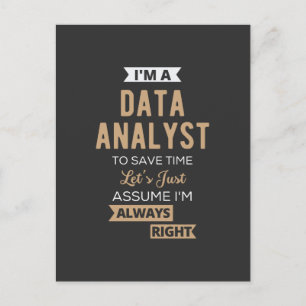 Data Analyst Postcard
