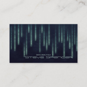 Data Analytics IT manager Coder Business Card