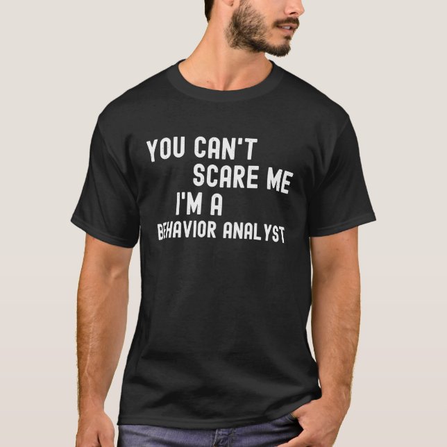 Data Behaviour Analyst ABA Therapist BCBA T-Shirt (Front)