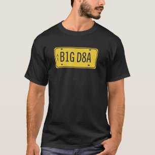 Data Big Number Plate  Machine Learning Scientist  T-Shirt