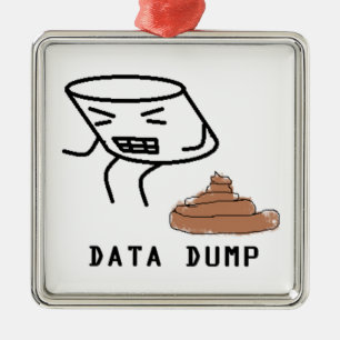Data Dump Metal Tree Decoration