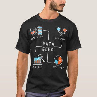 Data Geek Information Analyst Gift Idea Funny Engi T-Shirt