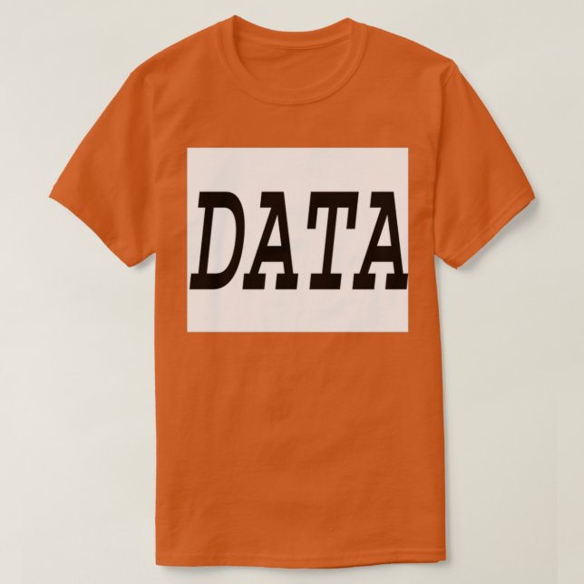 Data is Information is Knowledge T-Shirt (Design Front)