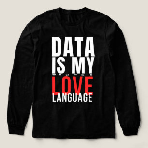 Data Is My Love Language - Funny Data Scientist Tri-Blend Shirt