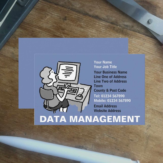 Data Management Business Card (Creator Uploaded)