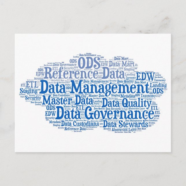 Data Management Cloud.jpg Postcard (Front)