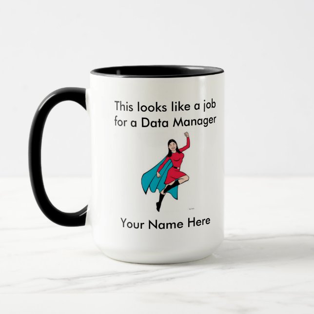 Data Manager Mug (Left)