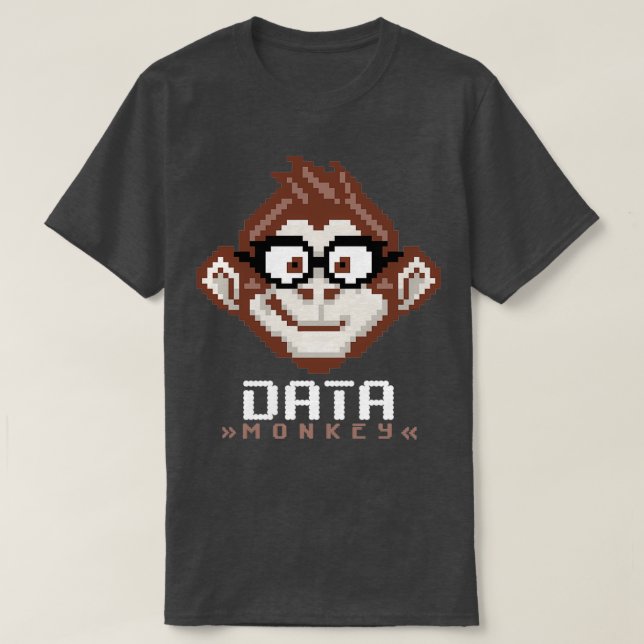 Data Monkey 2 T-Shirt (Design Front)