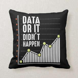 Data Nerd Behavior Analyst Statistics Scientist Cushion