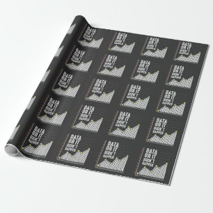 Data Nerd Behavior Analyst Statistics Scientist Wrapping Paper