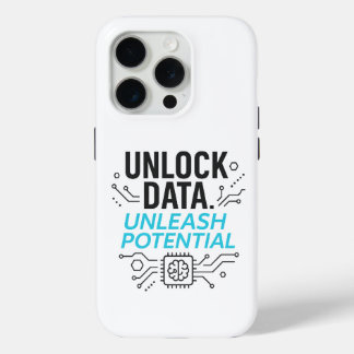 Data Revolution: Abstract AI Potential Matrix Tech iPhone 15 Pro Case
