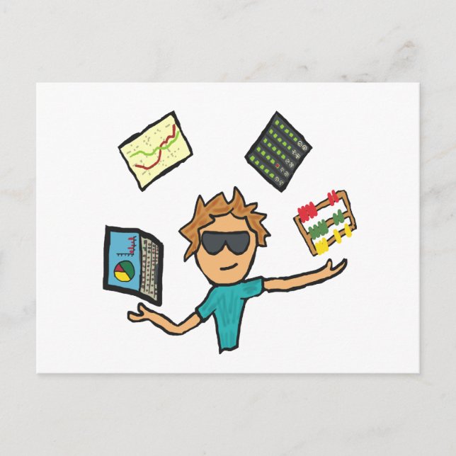 Data Science Postcard (Front)