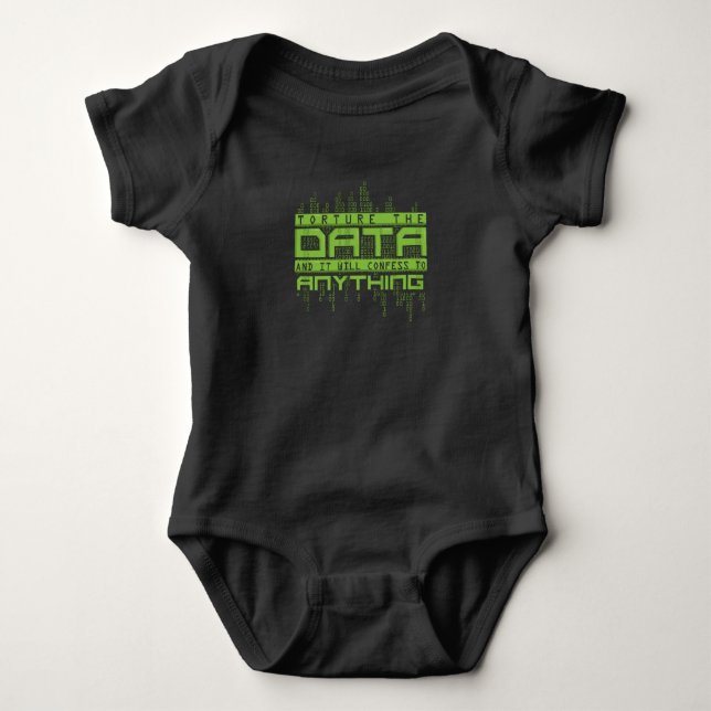 Data Scientist Analyst Engineer Baby Bodysuit (Front)