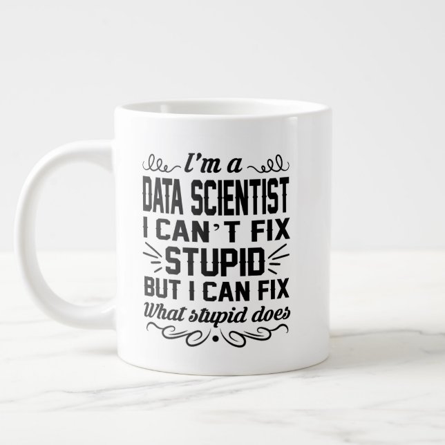 Data Scientist Coffee Mug Tea Cup Funny Gifts (Left)