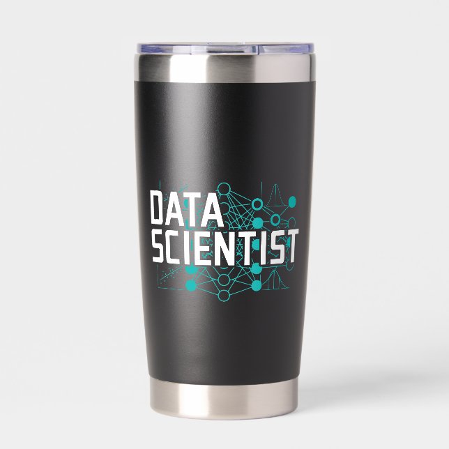 Data Scientist Data Analyst Gift Insulated Tumbler (Front)