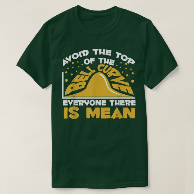 Data Scientist Mean Top Bell Curve - Statistics Da (Design Front)
