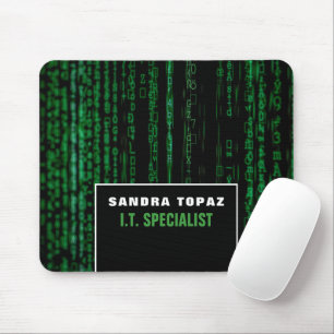 Data Screen, Information Technology, Computer Mouse Pad