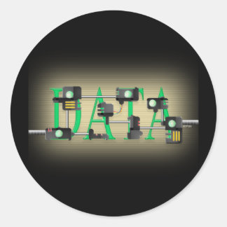 Data Security Classic Round Sticker