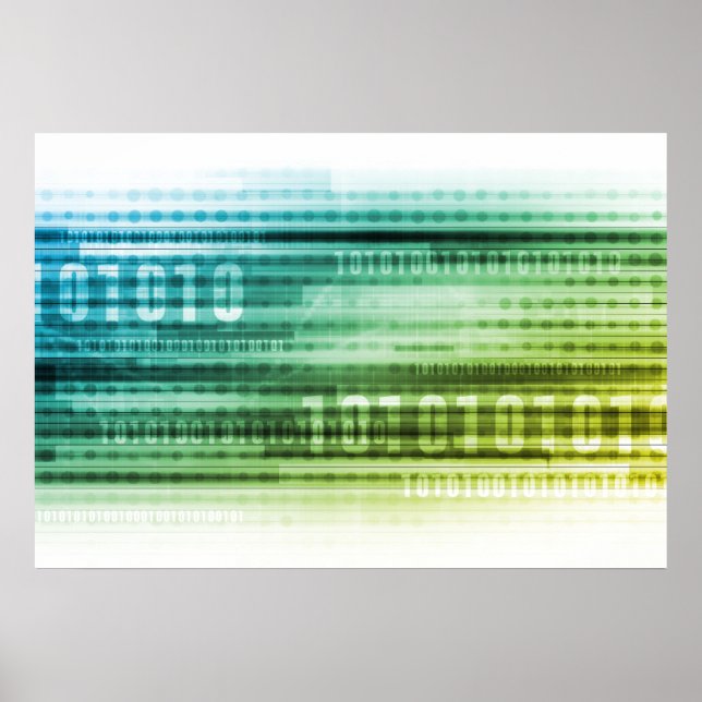 Data Security over the Internet and Personal Info Poster (Front)