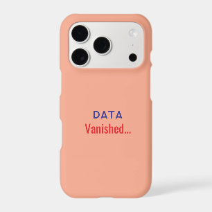 Data vanished text