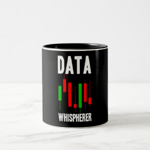Data Whisperer Data Analyst Data Science Stock Two-Tone Coffee Mug
