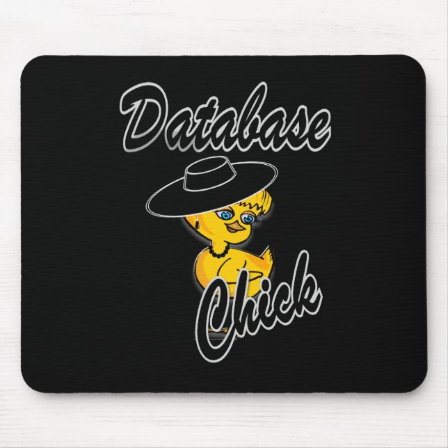 Database Chick #4 Mouse Pad (Front)