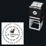 Date & Farm Name Personalised Chicken Egg Self-inking Stamp<br><div class="desc">A simple custom business Date & Farm Name Personalised Chicken Egg self-inking stamp template in a modern minimalist style which can be easily updated with your Custom Business Name and logo.</div>