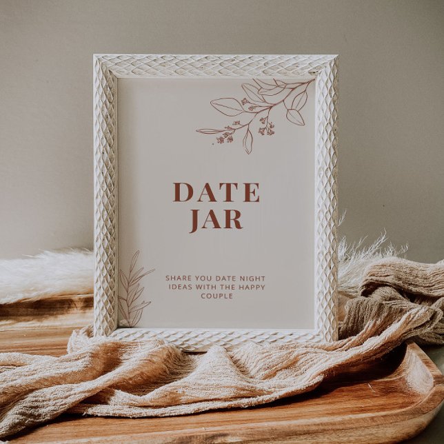 Date Jar Boho Wedding Sign  (Creator Uploaded)