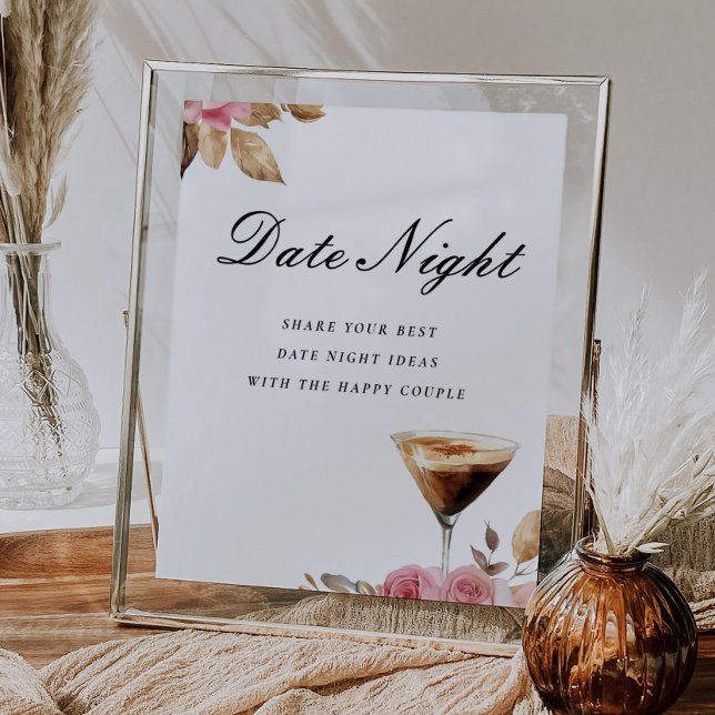 Date Night Espresso Martini Bridal Shower Sign (Creator Uploaded)