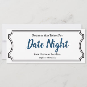 Date Night Gift Ticket